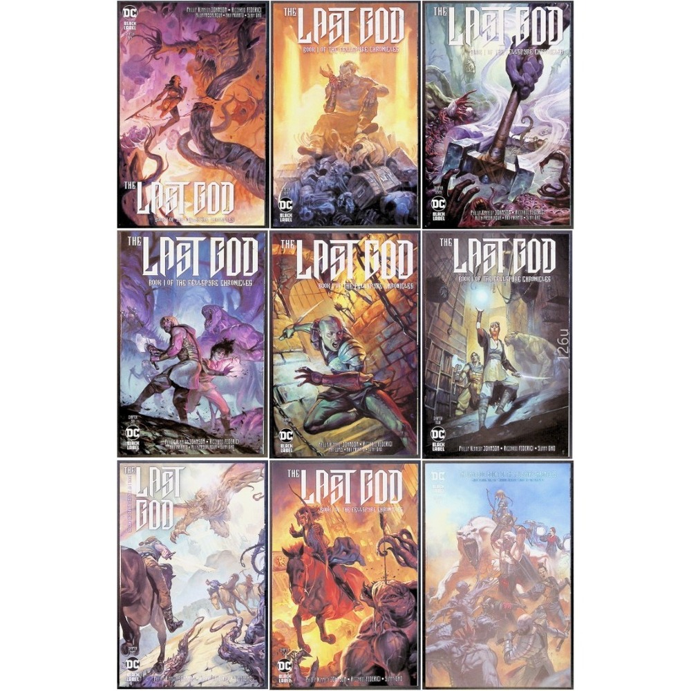 The Last God #1–9x Comic Lot DC‎ Black Label Fellspyre Chronicles Fantasy